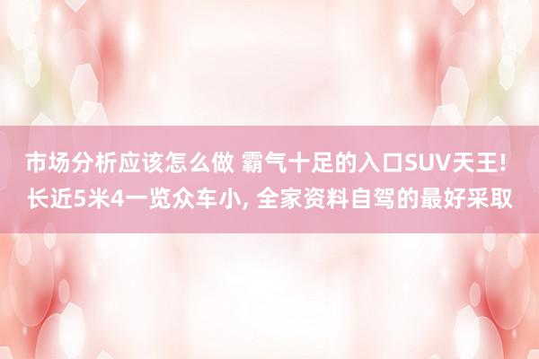 市场分析应该怎么做 霸气十足的入口SUV天王! 长近5米4一览众车小, 全家资料自驾的最好采取